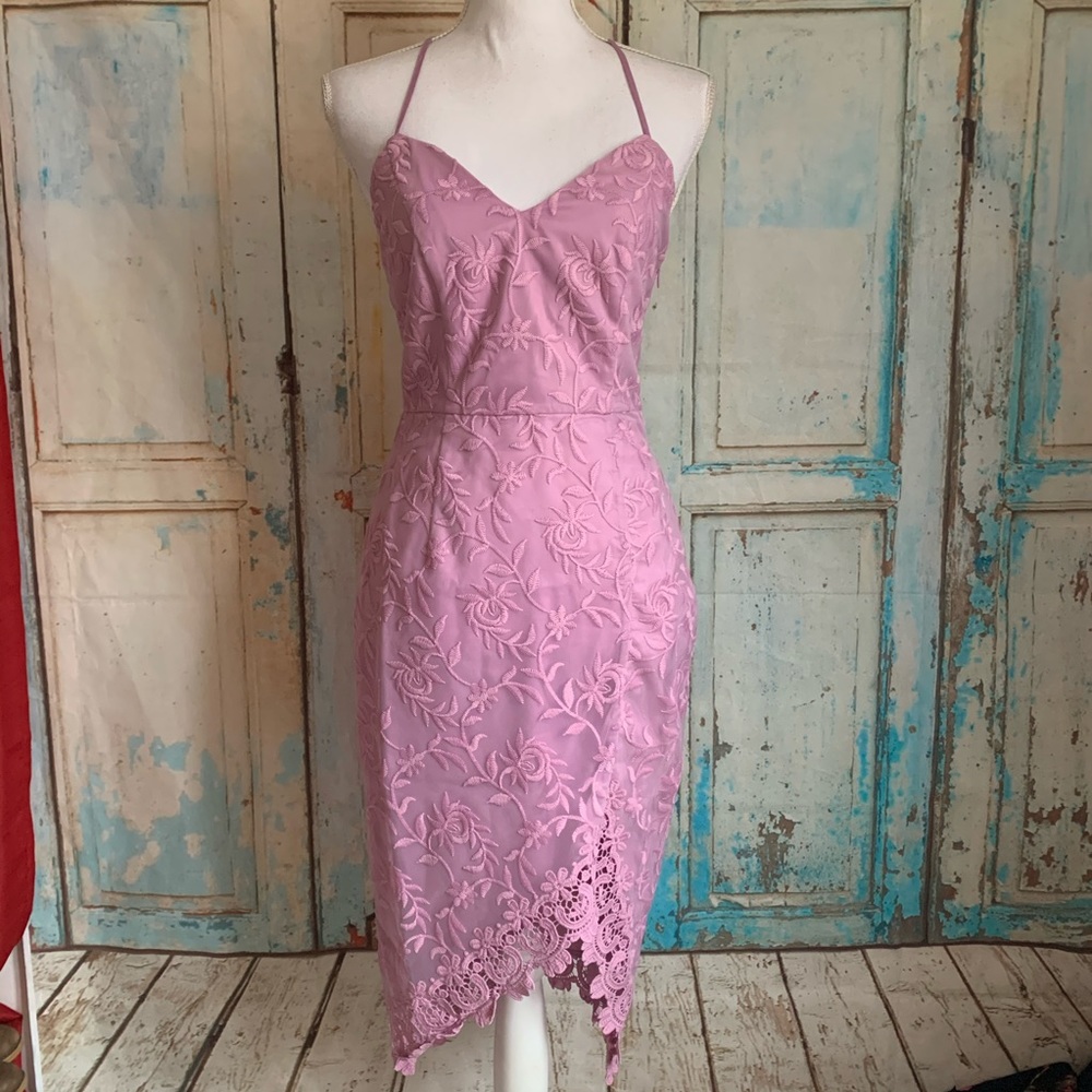 Lovers + Friends cross cross back dress